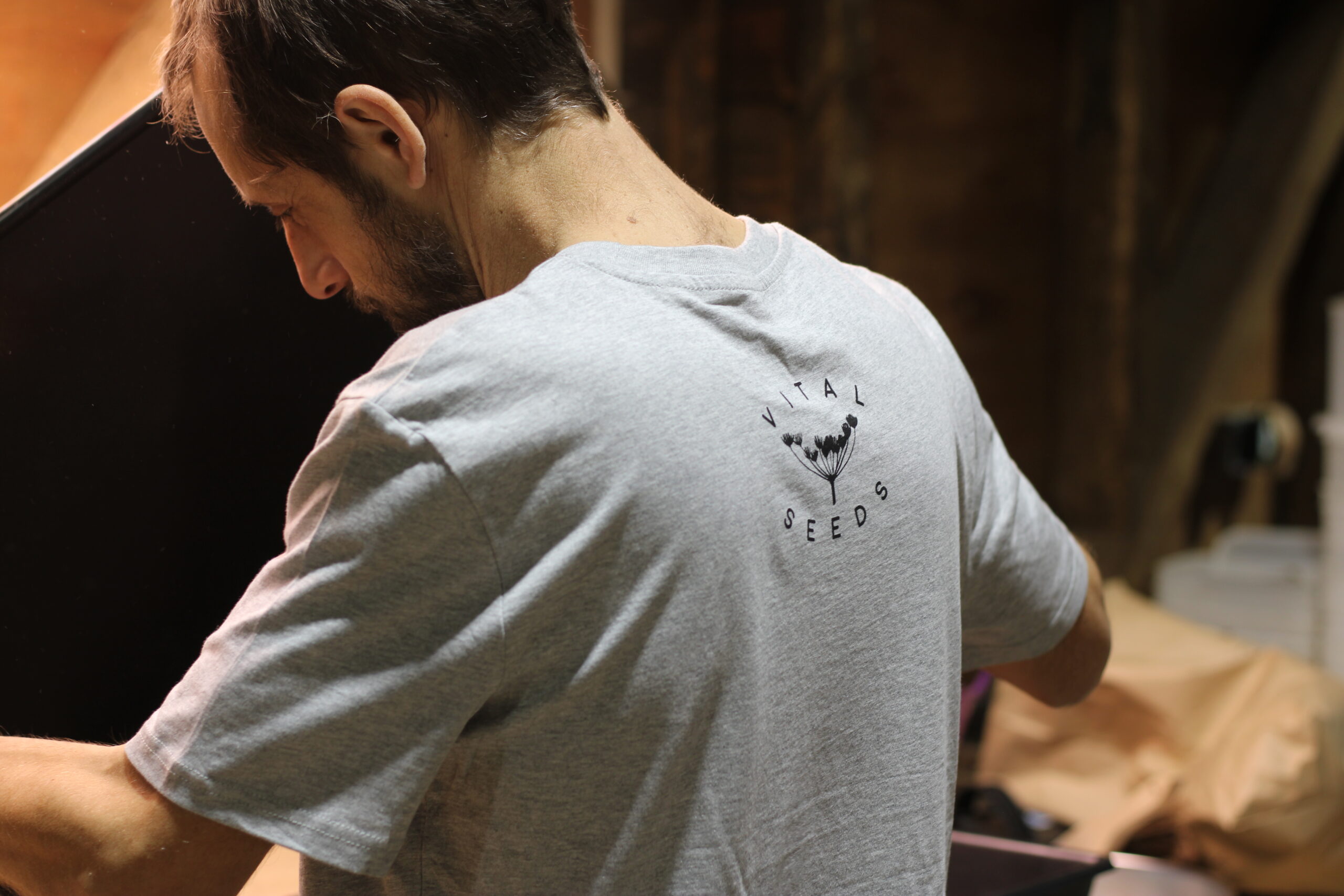 Vital Seeds organic cotton T-shirt - Image 2